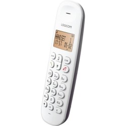 Téléphone fixe sans fil - LOGICOM - DECT ILOA 150 SOLO - Aubergine -