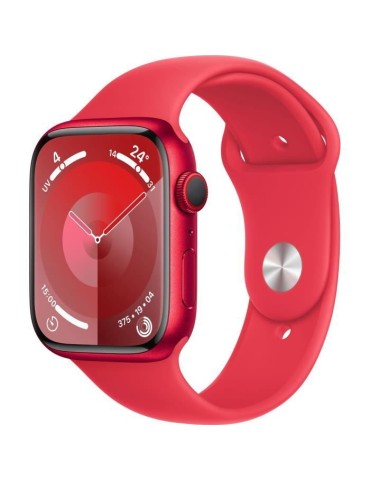 Apple Watch Series 9 GPS + Cellular - 45mm - Boîtier (PRODUCT)RED Aluminium - Bracelet (PRODUCT)RED Sport Band - M/L
