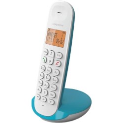 Téléphone fixe sans fil - LOGICOM - DECT ILOA 150 SOLO - Turquoise -