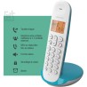 Téléphone fixe sans fil - LOGICOM - DECT ILOA 150 SOLO - Turquoise - Téléphone fixe sans fil - LOGICOM - DECT ILOA 150 SOLO - Turquoise -