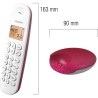 Téléphone fixe sans fil - LOGICOM - DECT ILOA 150 SOLO - Framboise - Téléphone fixe sans fil - LOGICOM - DECT ILOA 150 SOLO - Framboise -
