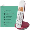 Téléphone fixe sans fil - LOGICOM - DECT ILOA 150 SOLO - Framboise - Téléphone fixe sans fil - LOGICOM - DECT ILOA 150 SOLO - Framboise -