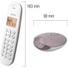 Téléphone fixe sans fil - LOGICOM - DECT ILOA 155T SOLO - Taupe - Av Téléphone fixe sans fil - LOGICOM - DECT ILOA 155T SOLO - Taupe - Av