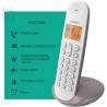 Téléphone fixe sans fil - LOGICOM - DECT ILOA 155T SOLO - Taupe - Av Téléphone fixe sans fil - LOGICOM - DECT ILOA 155T SOLO - Taupe - Av