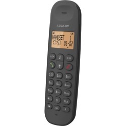 Téléphone fixe sans fil - LOGICOM - DECT ILOA 100 SOLO - Ardoise - S
