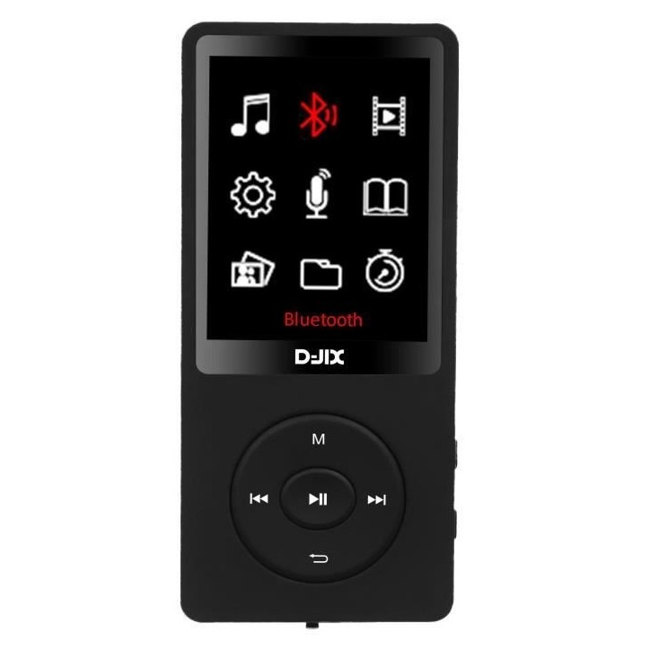 Baladeur MP4 - LOGICOM - M800 - 8GB - Bluetooth - 2.4'' - 300 mAh - USB-C Baladeur MP4 - LOGICOM - M800 - 8GB - Bluetooth - 2.4'' - 300 mAh - USB-C