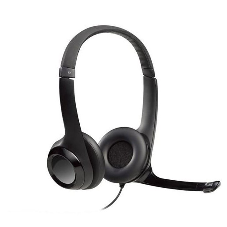 Casque - Filaire - Logitech - H390 - USB - Anti-parasite - Noir Casque - Filaire - Logitech - H390 - USB - Anti-parasite - Noir