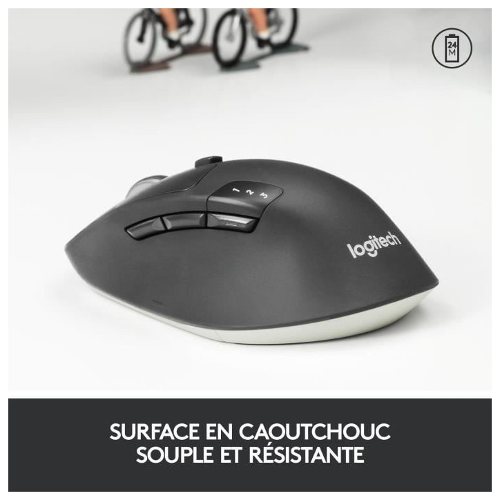 Souris - Sans fil - Logitech - M720 Triathlon - Noir Souris - Sans fil - Logitech - M720 Triathlon - Noir