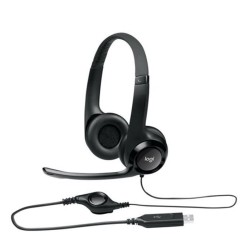 Casque - Filaire - Logitech - H390 - USB - Anti-parasite - Noir