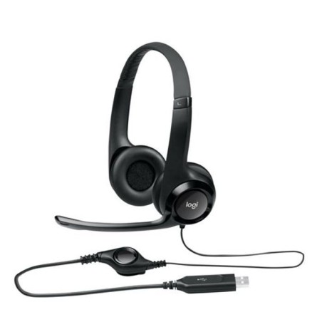 Casque - Filaire - Logitech - H390 - USB - Anti-parasite - Noir