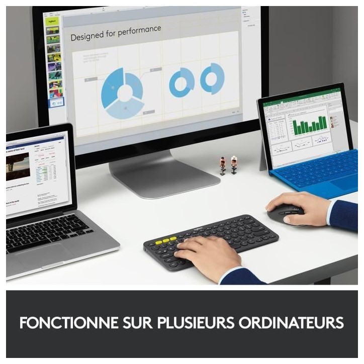 Souris - Sans fil - Logitech - M720 Triathlon - Noir Souris - Sans fil - Logitech - M720 Triathlon - Noir