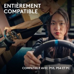Volant de course et pédales G923 - Logitech G - Compatible PS5, PS4 e