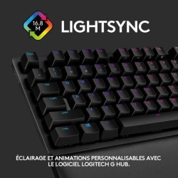 Clavier gamer - Filaire - Logitech G - G513 - AZERTY - Mécanique - RG