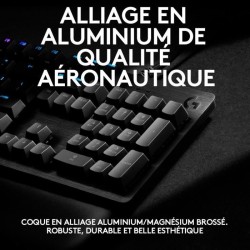 Clavier gamer - Filaire - Logitech G - G513 - AZERTY - Mécanique - RG