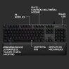 Clavier gamer - Filaire - Logitech G - G513 - AZERTY - Mécanique - RG