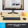 Ensemble Clavier Souris - Sans fil - Logitech - MK470 Slim - Silencieu