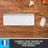 Ensemble Clavier Souris - Sans fil - Logitech - MK470 Slim - Silencieu
