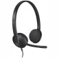 Casque - Filaire - Logitech - H340 - USB - Anti-parasite - Noir Casque - Filaire - Logitech - H340 - USB - Anti-parasite - Noir