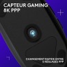 Souris gamer - Filaire - Logitech G - G203 - Noir