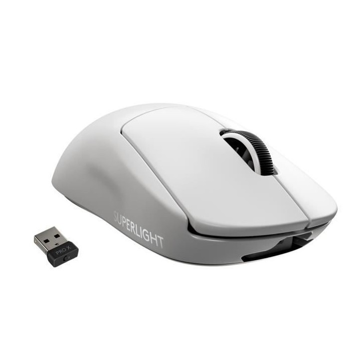 Souris gamer - Sans fil - Logitech G - G Pro X Superlight - Blanc Souris gamer - Sans fil - Logitech G - G Pro X Superlight - Blanc