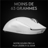 Souris gamer - Sans fil - Logitech G - G Pro X Superlight - Blanc