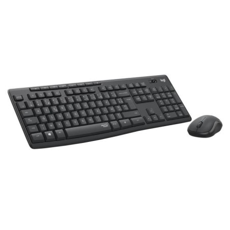 Ensemble Clavier Souris - Sans fil - Logitech - MK295 - AZERTY - Noir