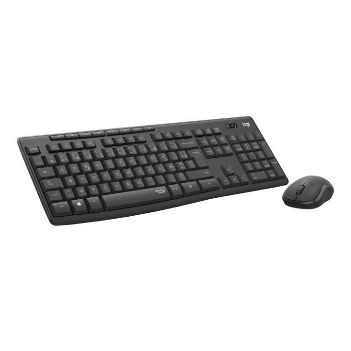 Ensemble Clavier Souris - Sans fil - Logitech - MK295 - AZERTY - Noir Ensemble Clavier Souris - Sans fil - Logitech - MK295 - AZERTY - Noir