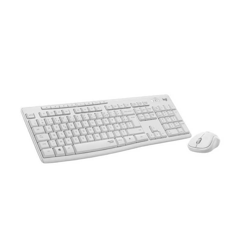 Ensemble Clavier Souris - Sans fil - Logitech - MK295 - AZERTY - Blanc Ensemble Clavier Souris - Sans fil - Logitech - MK295 - AZERTY - Blanc