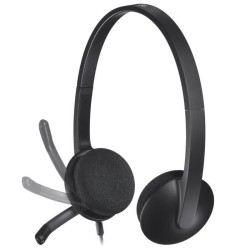 Casque - Filaire - Logitech - H340 - USB - Anti-parasite - Noir