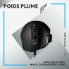 Souris gamer - Filaire - Logitech G - G502 X - Noir