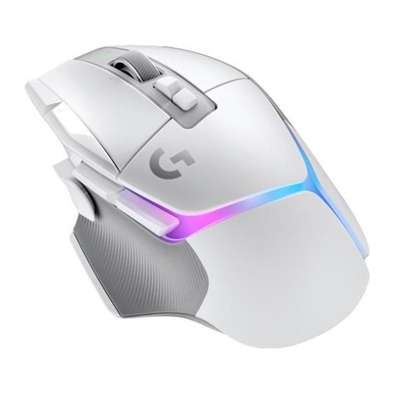 Souris gamer - Sans fil - Logitech G - G502 X Plus - Blanc