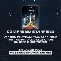 Souris gamer - Sans fil - Logitech G - G502 X Lightspeed - Noir