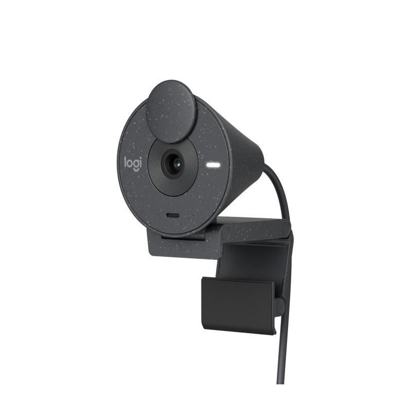 Webcam - Full HD 1080p - Logitech - Brio 300 - Microphone intégré - Webcam - Full HD 1080p - Logitech - Brio 300 - Microphone intégré -