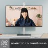 Webcam - Full HD 1080p - Logitech - Brio 300 - Microphone intégré -