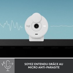 Webcam - Full HD 1080p - Logitech - Brio 300 - Microphone intégré -