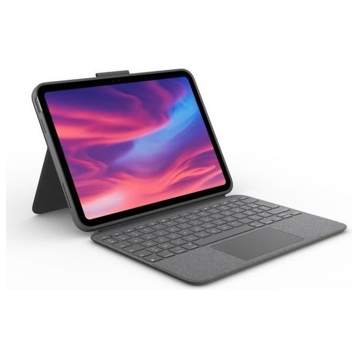 Etui clavier - Logitech - Combo Touch - AZERTY - Pour iPad (10e génération) - Gris Etui clavier - Logitech - Combo Touch - AZERTY - Pour iPad (10e génération) - Gris