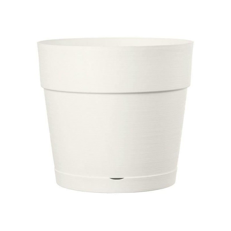 DEROMA Pot de fleurs Vaso Save R - 48 x H43,1 cm - 58L - Blanc DEROMA Pot de fleurs Vaso Save R - 48 x H43,1 cm - 58L - Blanc