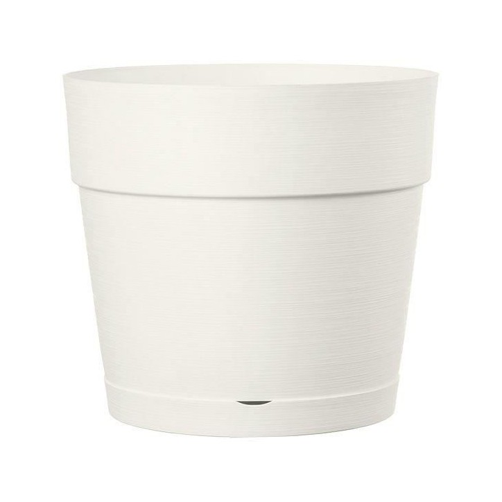 DEROMA Pot de fleurs Vaso Save R - 48 x H43,1 cm - 58L - Blanc DEROMA Pot de fleurs Vaso Save R - 48 x H43,1 cm - 58L - Blanc