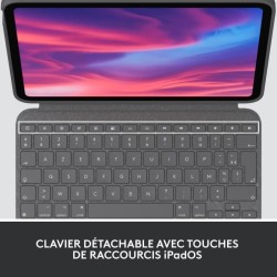 Etui clavier - Logitech - Combo Touch - AZERTY - Pour iPad (10e géné