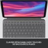 Etui clavier - Logitech - Combo Touch - AZERTY - Pour iPad (10e géné