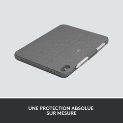 Etui clavier - Logitech - Combo Touch - AZERTY - Pour iPad (10e géné