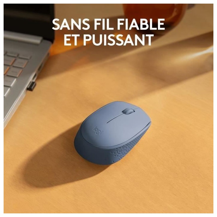 Souris - Sans Fil - Logitech - M171 - Bleu gris - Ambidextre Souris - Sans Fil - Logitech - M171 - Bleu gris - Ambidextre