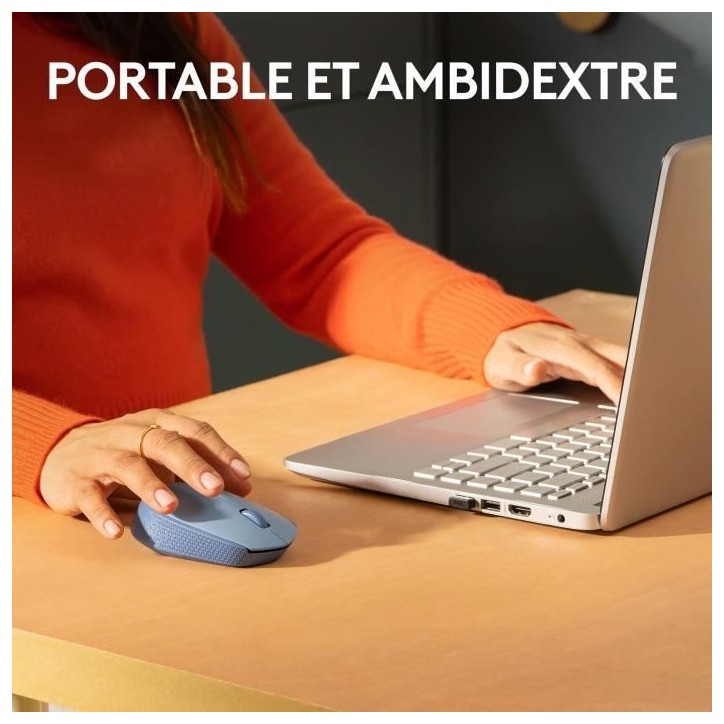 Souris - Sans Fil - Logitech - M171 - Bleu gris - Ambidextre Souris - Sans Fil - Logitech - M171 - Bleu gris - Ambidextre