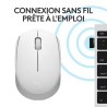 Souris - Sans Fil - Logitech - M171 - Blanc - Ambidextre
