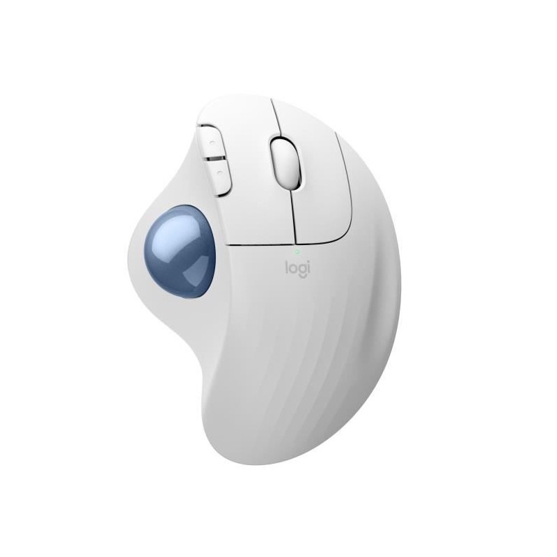 Souris - Sans fil - Logitech - Ergo M575S - Blanc