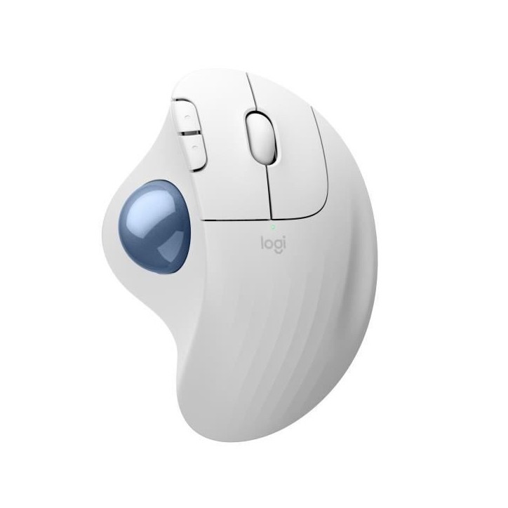 Souris - Sans fil - Logitech - Ergo M575S - Blanc