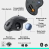 Souris - Sans fil - Logitech - Ergo M575S - Graphite Souris - Sans fil - Logitech - Ergo M575S - Graphite