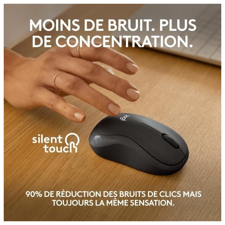 Souris - Sans fil - Logitech - M240 Silent - Graphite