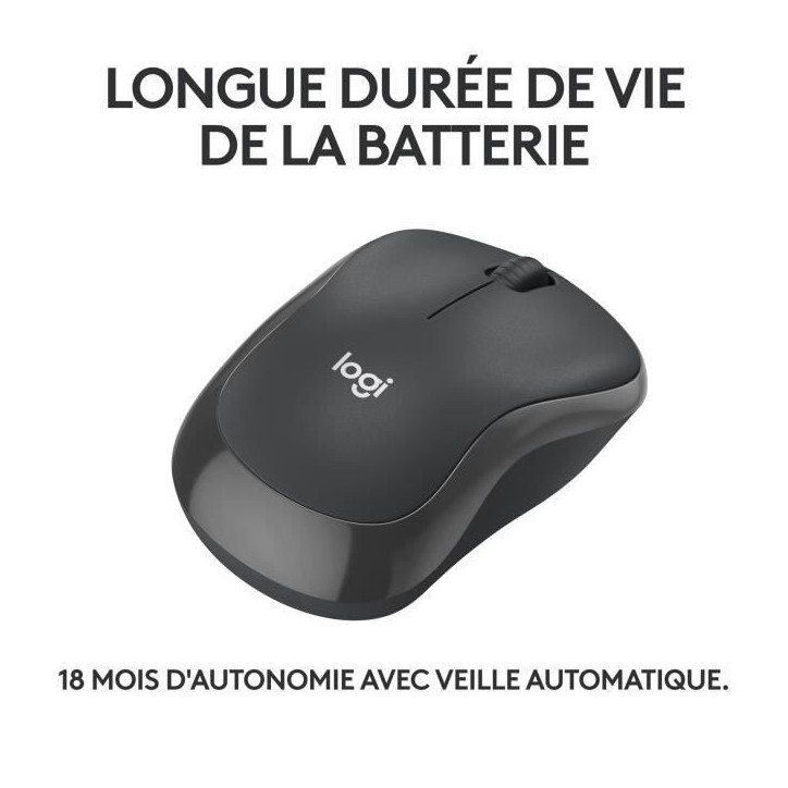 Souris - Sans fil - Logitech - M240 Silent - Graphite