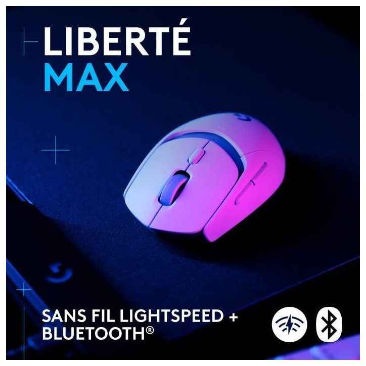 Souris gamer - Sans fil - Logitech G - G309 - Blanc Souris gamer - Sans fil - Logitech G - G309 - Blanc